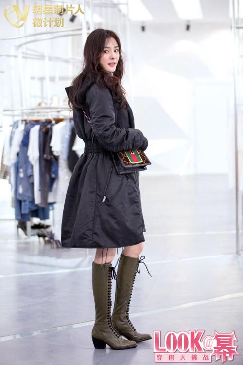 杨幂冬装衣服搭配图片_手机壁纸_电脑壁纸_桌面壁纸