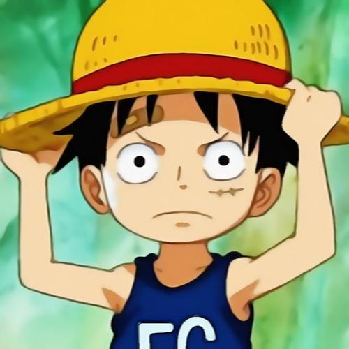 「第4期」动漫男头:海贼王 路飞小时候头像