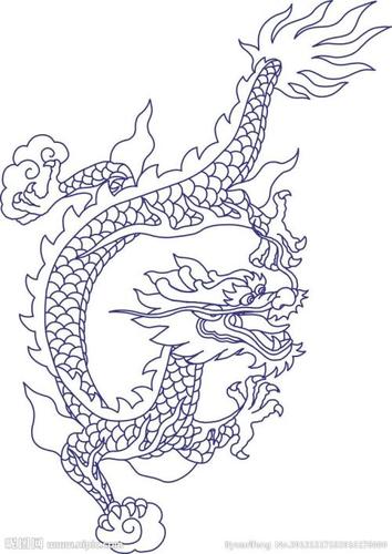 邮政龙图案简笔画 简笔画图片大全-蒲城教育文学网