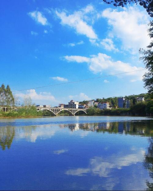 嘉禾县舂陵河凌云村段美景