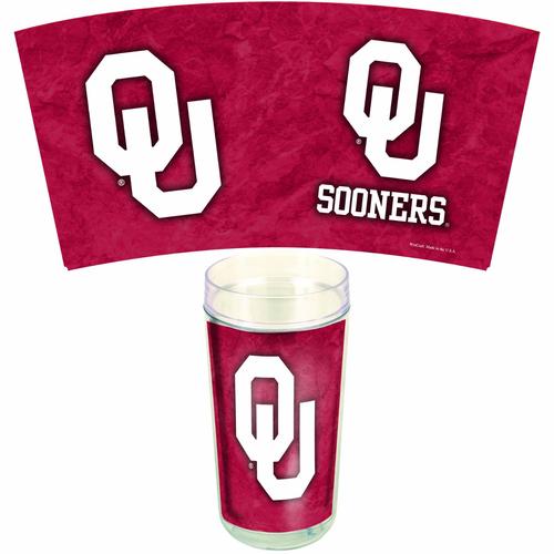 ncaa oklahoma sooners 24-ounce 2-pack tumblers