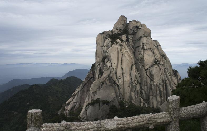 安徽潜山市天柱山手机游拍