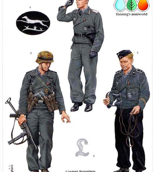 二战德国精锐部队军服图册 d1:突击炮炮兵少尉,第116装甲