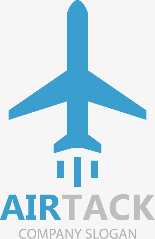矢量飞机logo