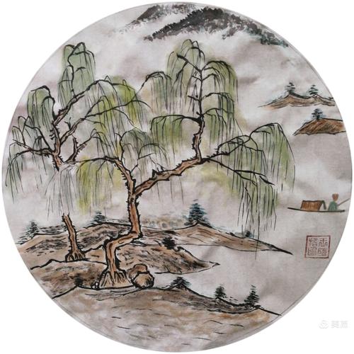 春水泛舟