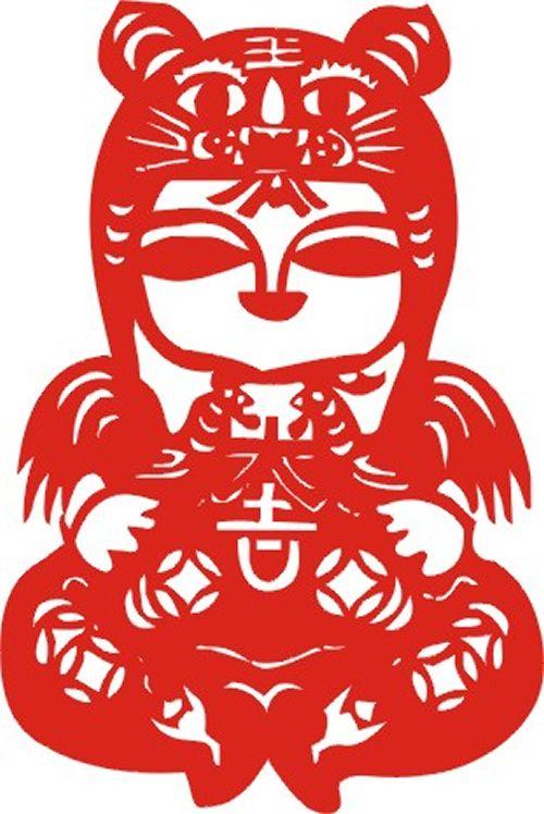剪纸——十二生肖吉祥福娃