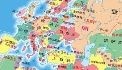 世界地图上上德国在地图上位置