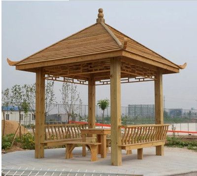 防腐木凉亭在施工方面的有关注意事项