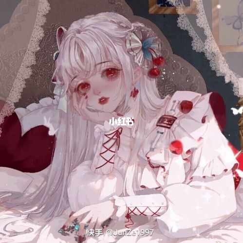 绝美的红色系二次元头像_红色系_二次元_素材_头像