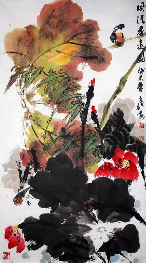 天天漫画网:画家刘世骏《探求写意花鸟画新路》》