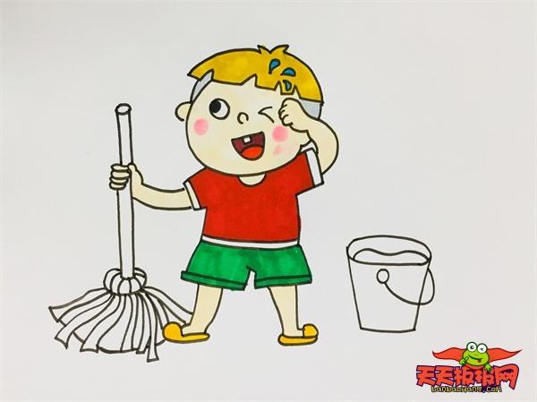 五一劳动节的人物简笔画,关于五一劳动节的绘画