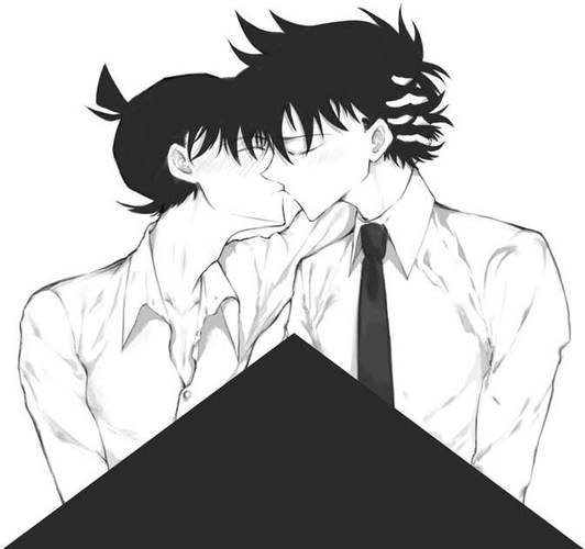 原创名侦探柯南漫迷中心:基德送给新一的生日礼物