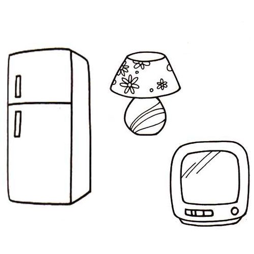 简笔画:电器合辑