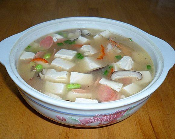 豆腐香菇汤