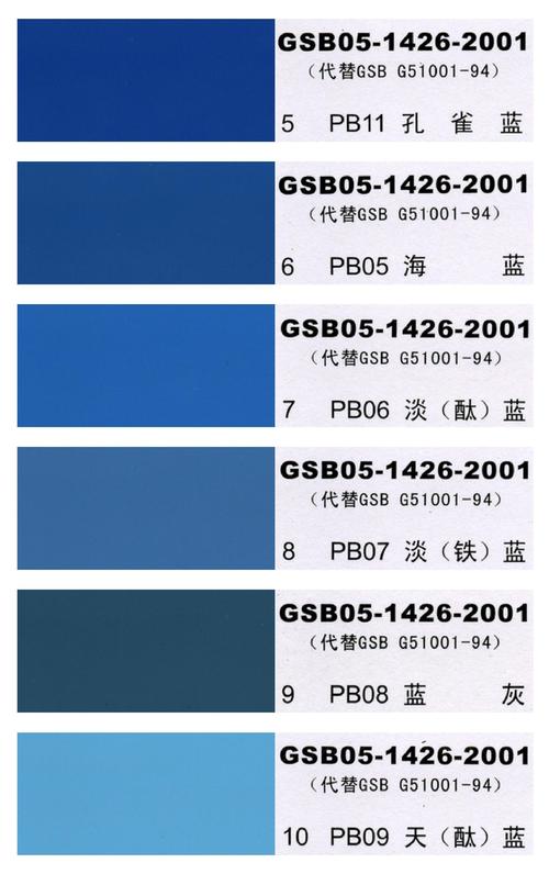 国标色卡