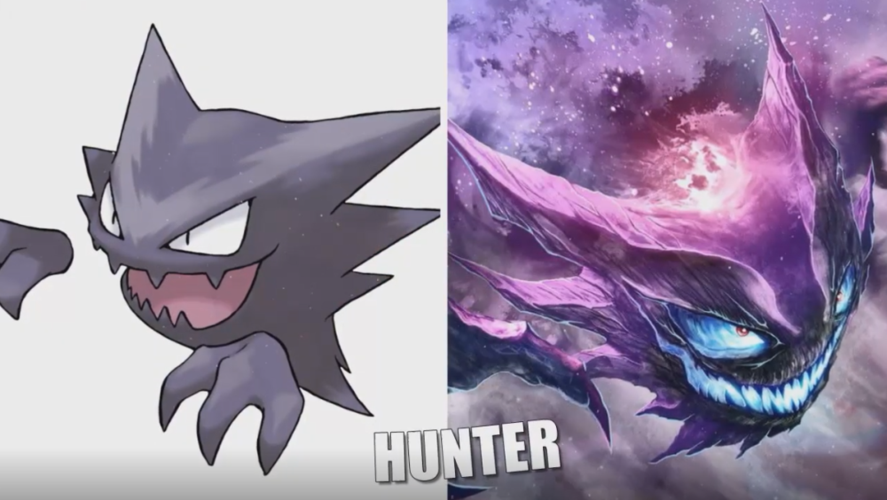 黑鲁加 黑鲁加外形酷似地狱犬,怪兽化后它与地狱犬的形象更为接近.