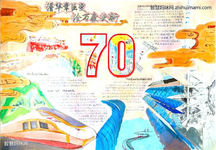 国庆72周年手抄报绘画获奖