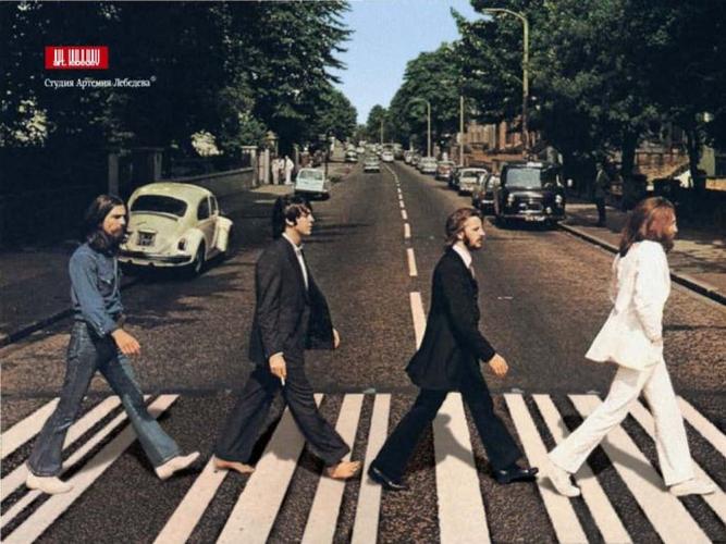 4  怀旧的老照片:beatles   abbey road