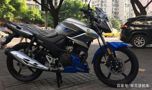 雅马哈飞致ys150搭配2.75-18m与100/80-18m的轮胎,看到数据显