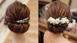 新娘发型简单适合短发的新娘造型