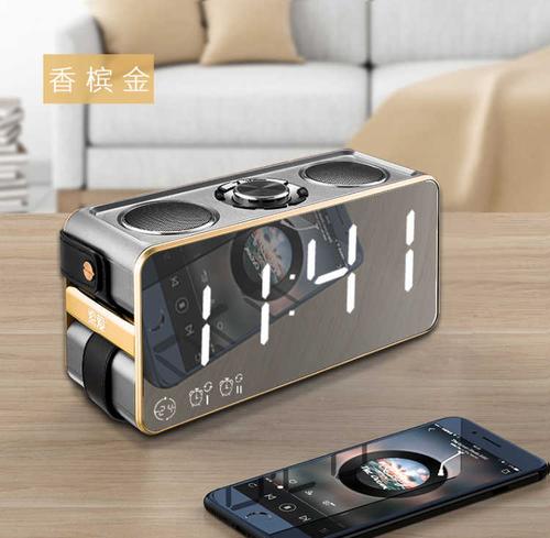 索爱s18蓝牙音箱超重低音炮无线迷你手机车载闹钟家用户外小音响