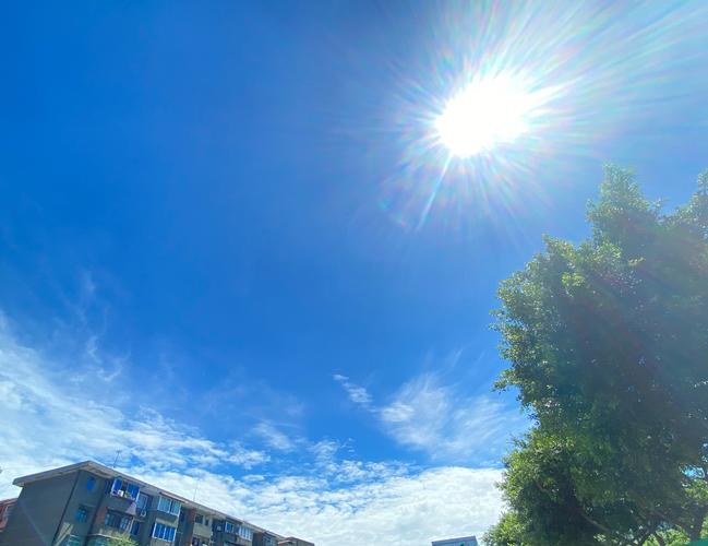 天空很蓝 太阳很暖 今天的心情是蓝色的