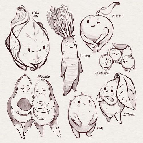 把蔬菜拟人化真像一部动画片太有意思了