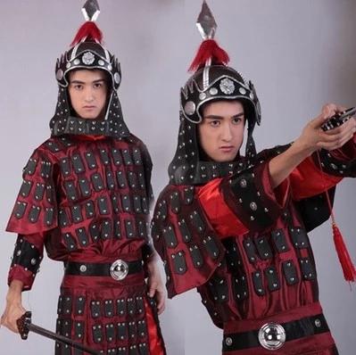 新款直销宋朝将军服影视古装演出服古代经典盔甲服装战袍包邮