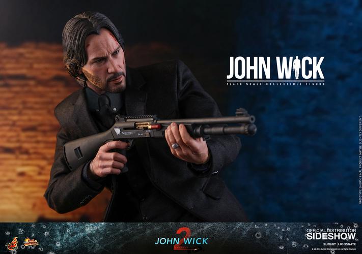sideshow手办致命又酷炫的疾速追杀johnwick人偶
