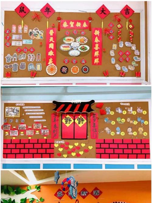 幼儿园新年环创主题墙_环创_幼儿园_新年去哪玩_幼儿园环创_元旦去哪
