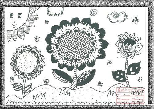 小学生 社会 小学生 : 幼儿园中班线条范画_记得幼儿园中班时上过一