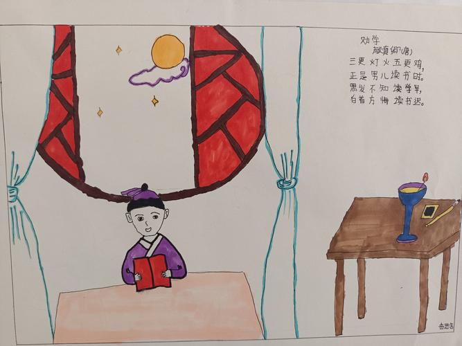 通过做古诗配画活动,让我们更了解古诗.