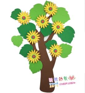 幼儿园小学立体墙贴教室环境装饰泡沫文化墙贴苹果树班级主题墙