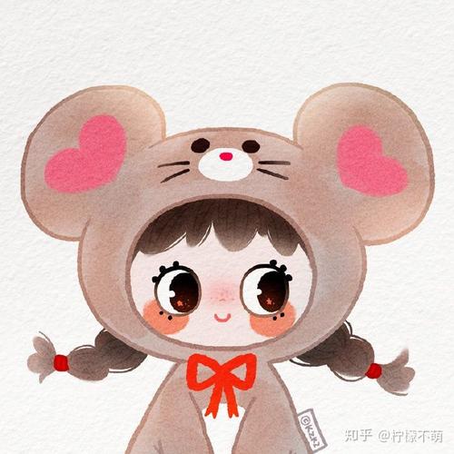 请问这个戴蓝色老鼠帽子的小男孩是情侣头像吗?