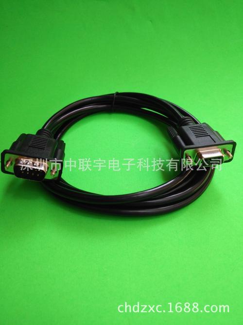 定制db9针对孔延长连接线rs232串口数据线电脑线通讯控制线带编织