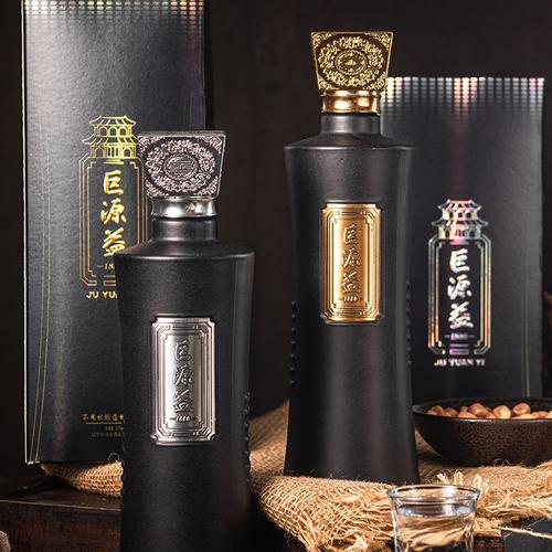 巨源益天然有机白酒国产清香型白色火焰系列500ml瓶