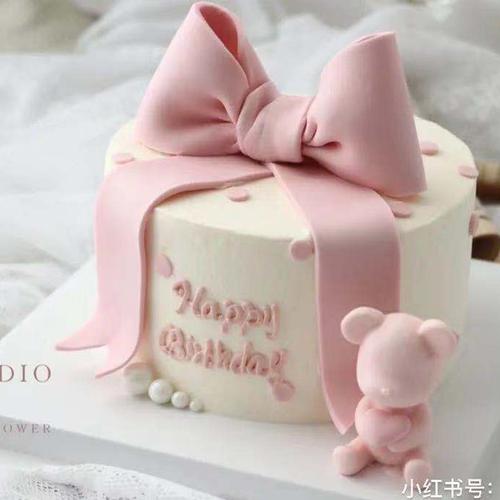 网红款大蝴蝶结蛋糕装饰仙女礼物插件翻糖生日少女蝴蝶结甜品装扮