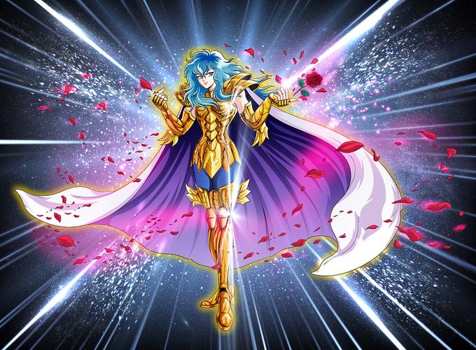 习作黄金圣斗士双鱼座阿布罗迪