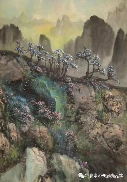 白马西风塞上,杏花烟雨江南——读舒春光奇境山水画作品感言