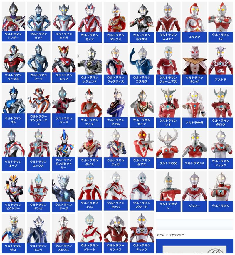 原创圆谷再次更新奥特曼官图,一共51个奥特曼上榜,特利迦竟然最特殊