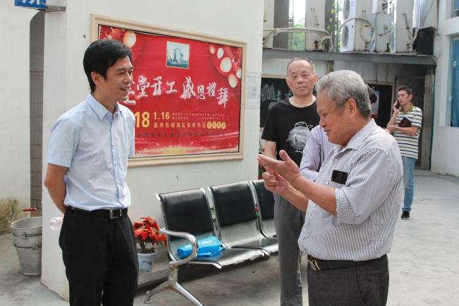 新桥党工委书记张昶走访辖区宗教场所
