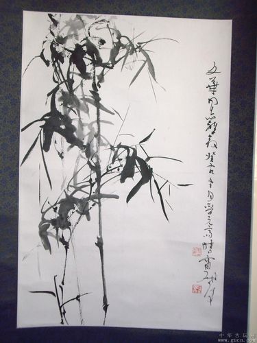 [物品编号:247301] 魏启后画风竹图立轴
