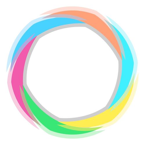 彩虹圈设计(eps,矢量图)