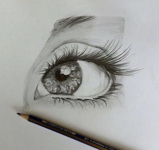 各种眼形的素描画法,眼睛是人心灵的窗户,一个眼神传递出情绪