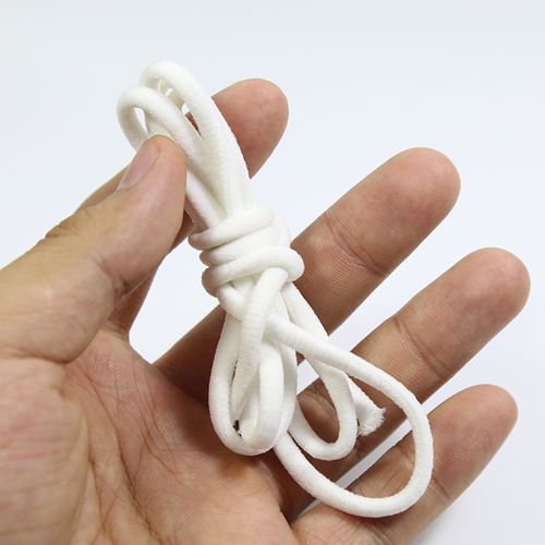 口罩松紧带圆细橡筋圆口罩绳子口罩带子口罩橡皮筋口罩弹力带