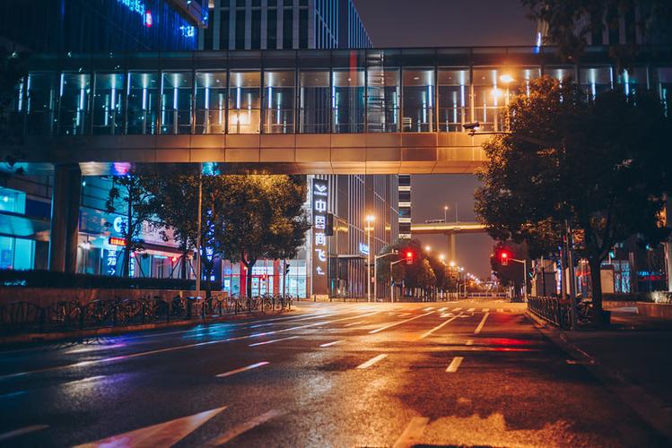 上海,浦东新区,世博,大道,周边,现代,商业建筑,夜景