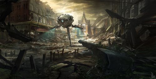 未来幻想艺术图欣赏 美好生活还是末日浩劫?