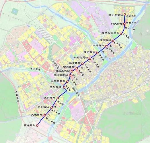 赤峰有轨电车1号线将停靠这17个站点,快看看路过你家吗?