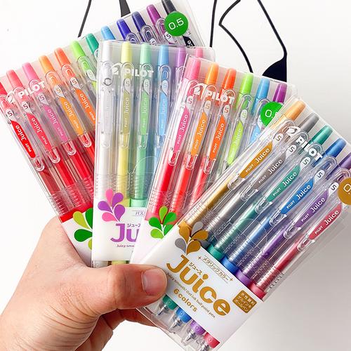 进口百乐笔果汁笔套装金属色juiceup彩色中性笔36色全套05学生用文具