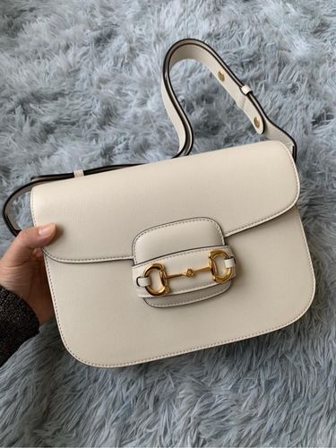 gucci 爆款白色 1955单肩包包包